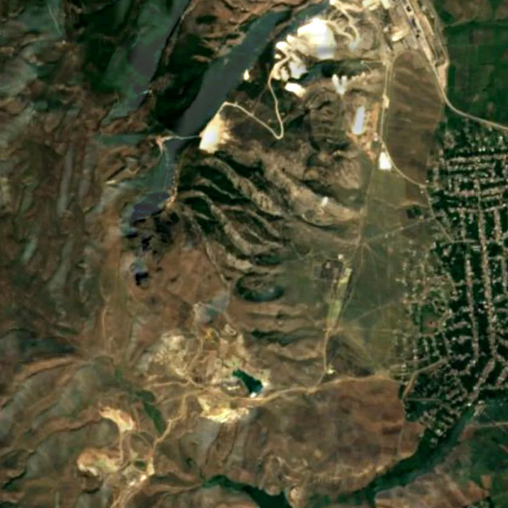 The ground above Damjili Cave (Sentinel-2)
