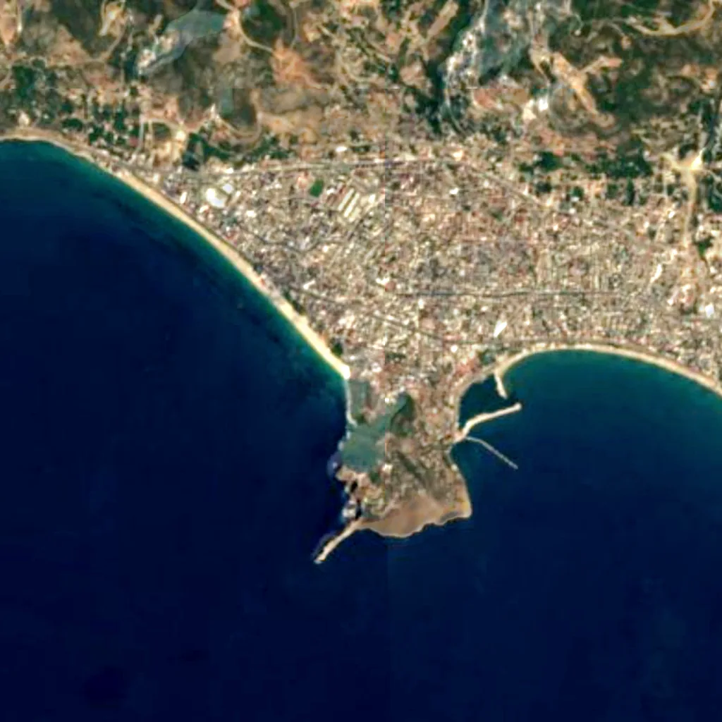 Der Boden über Damlataş (Sentinel-2)