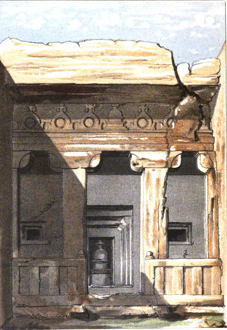 ASI Dhamnar Caves facade