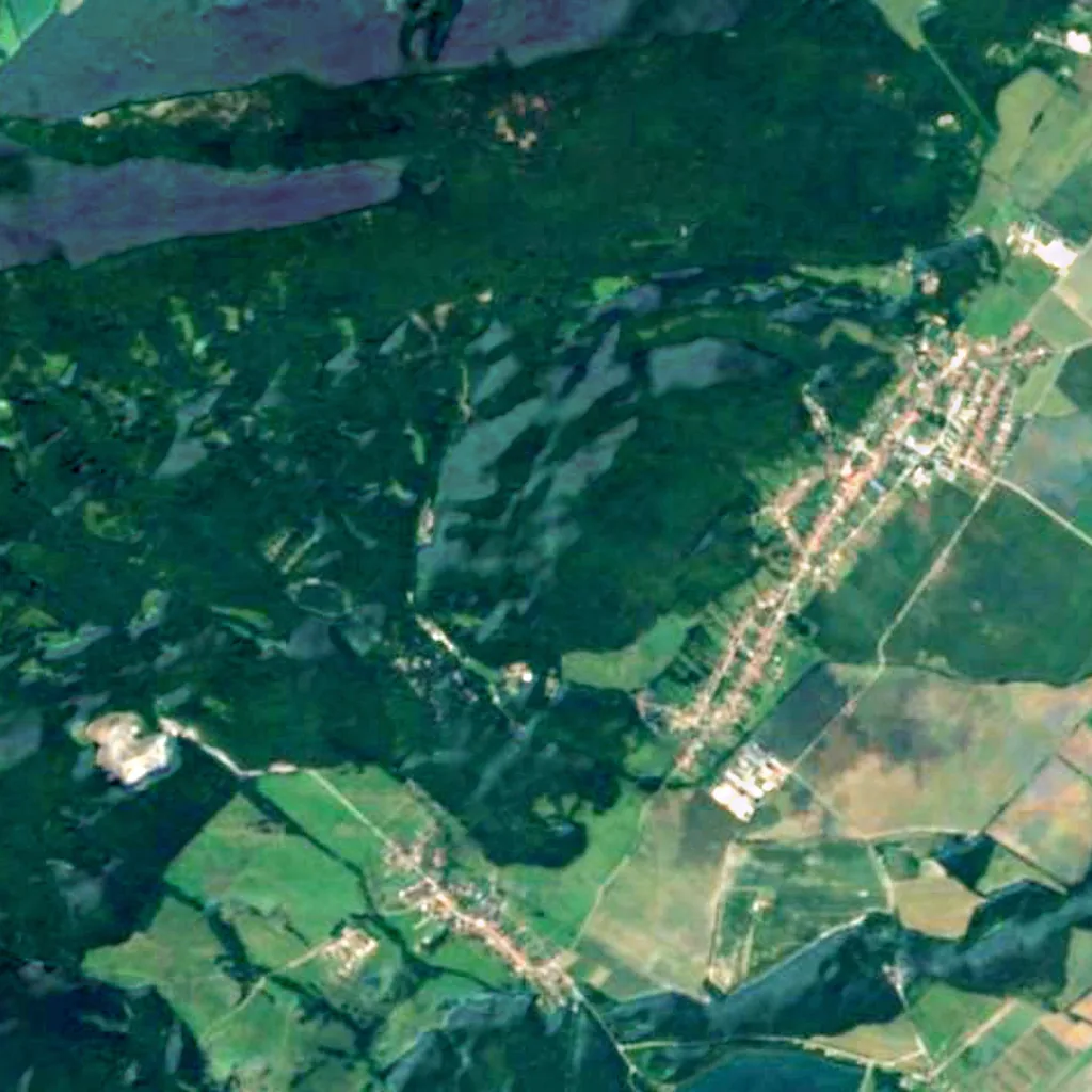 Le sol au-dessus de Driny (Sentinel-2)