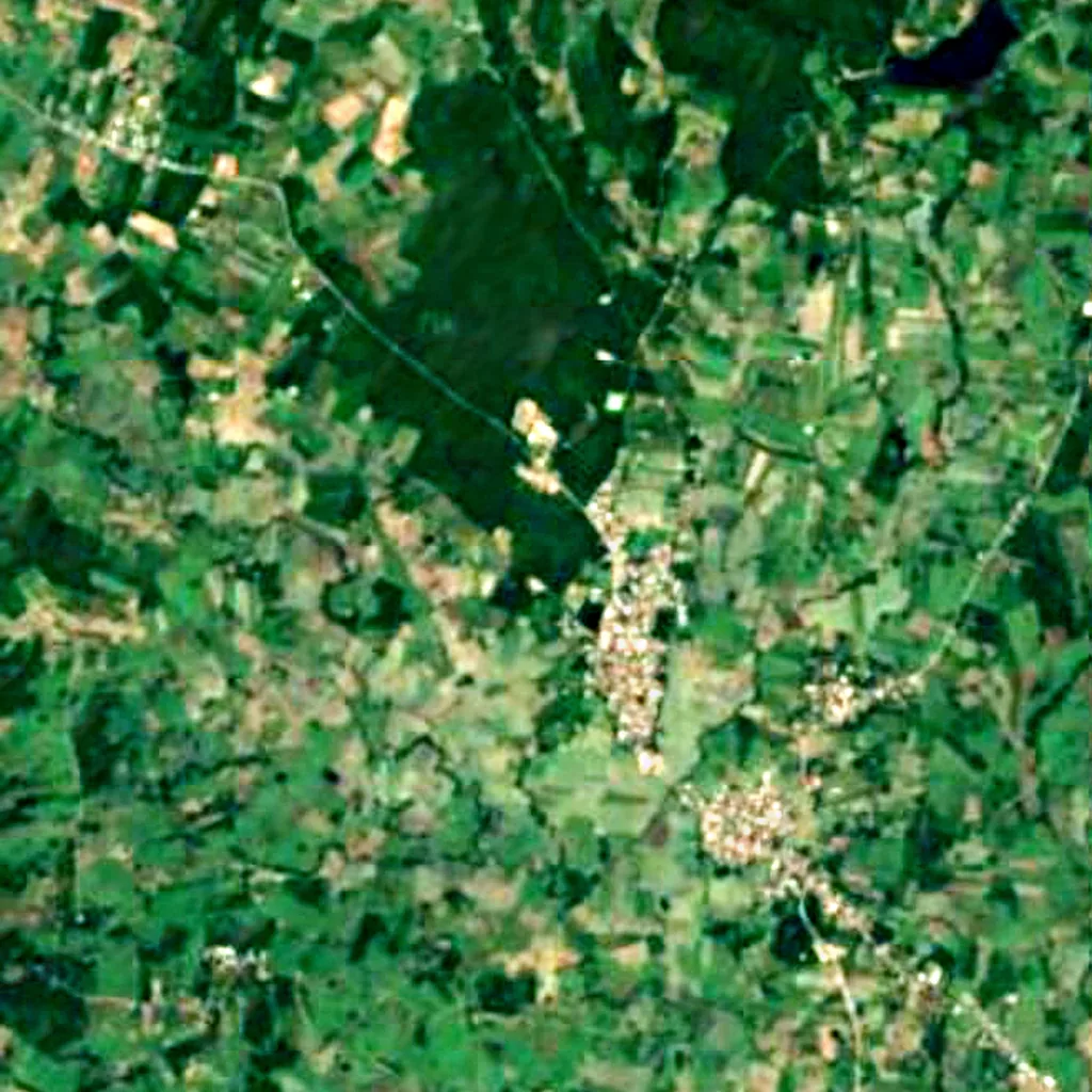 The ground above Erawan cave (Sentinel-2)