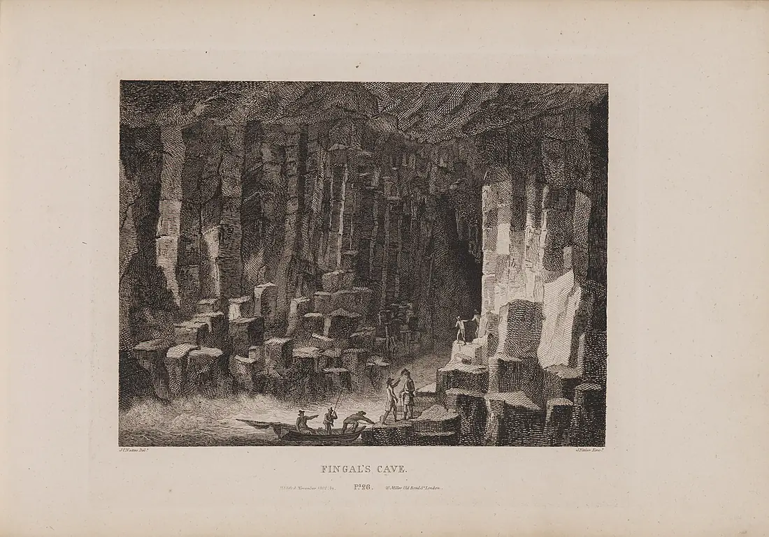 Scotia Depicta - Fingal's Cave -Plate-