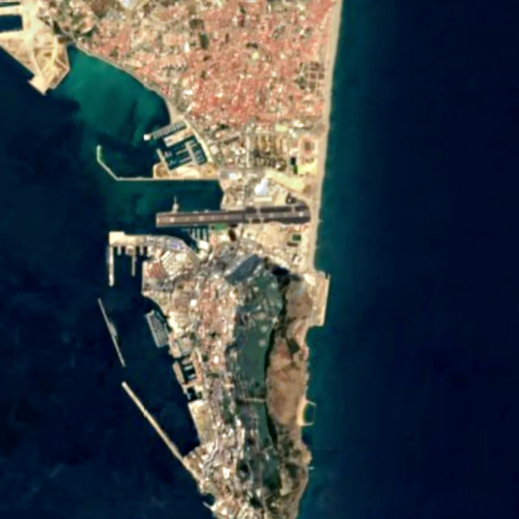 The ground above Forbes' Quarry (Sentinel-2)