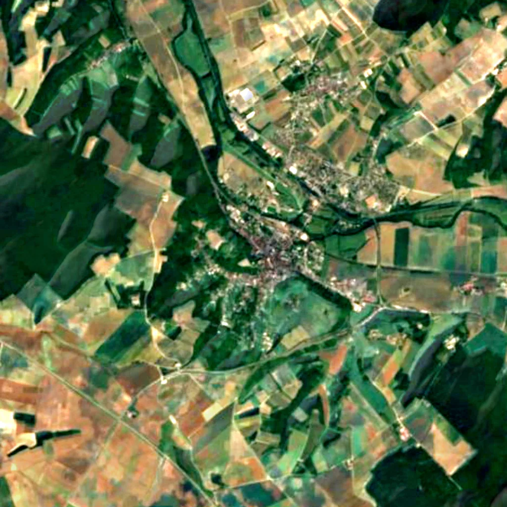 Le sol au-dessus de Fosse Dionne (Sentinel-2)