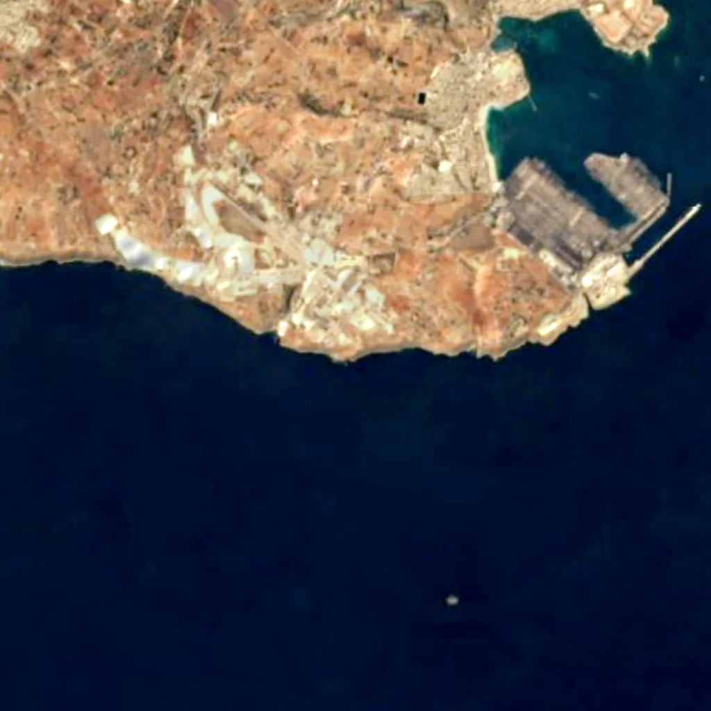 The ground above Għar Ħasan (Sentinel-2)