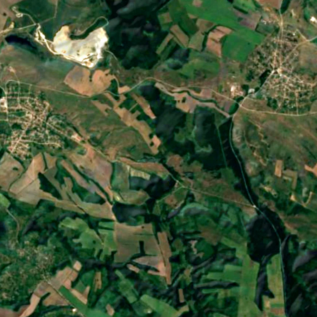 Le sol au-dessus de God's Bridge (Sentinel-2)