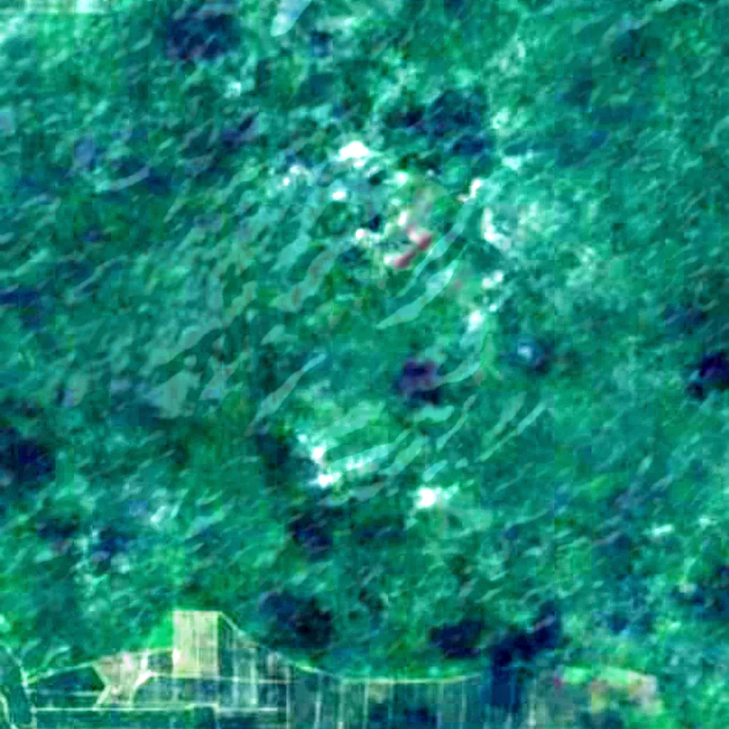 Il terreno sopra Gomantong Caves (Sentinel-2)