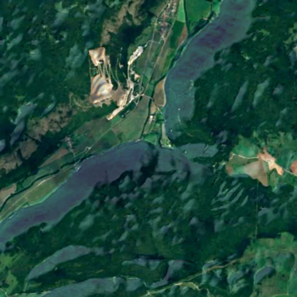 El suelo sobre Gombasecka jaskyna (Sentinel-2)