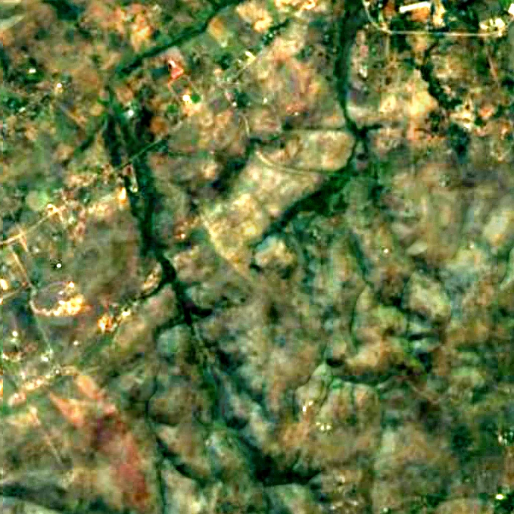 Le sol au-dessus de Gondolin (Sentinel-2)