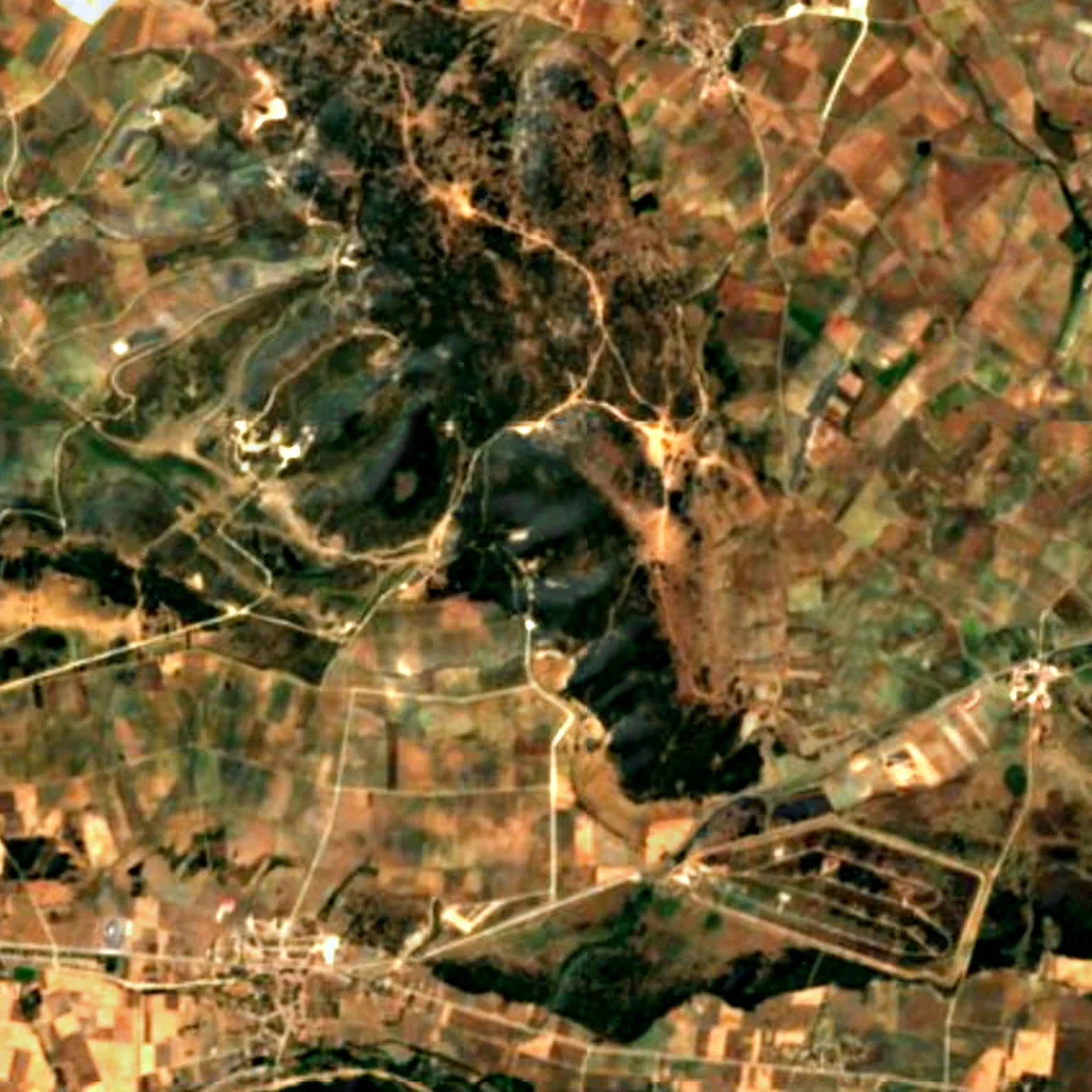 Der Boden über Gran Dolina (Sentinel-2)