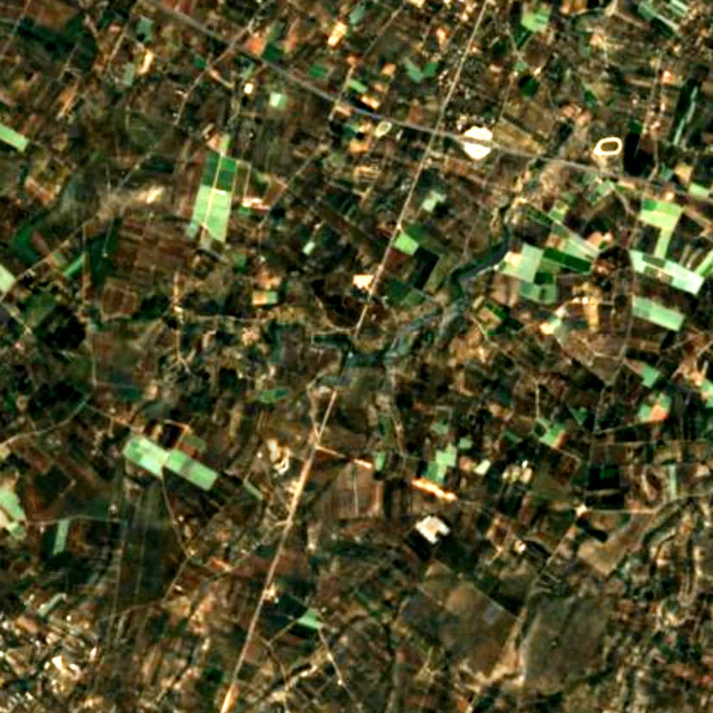 The ground above Grotta di Santa Croce (Sentinel-2)