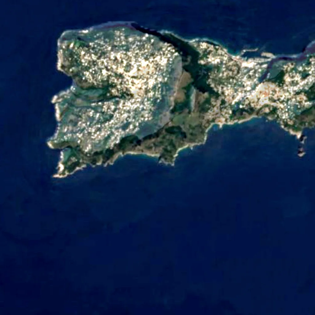 Le sol au-dessus de Grotta Verde (Sentinel-2)