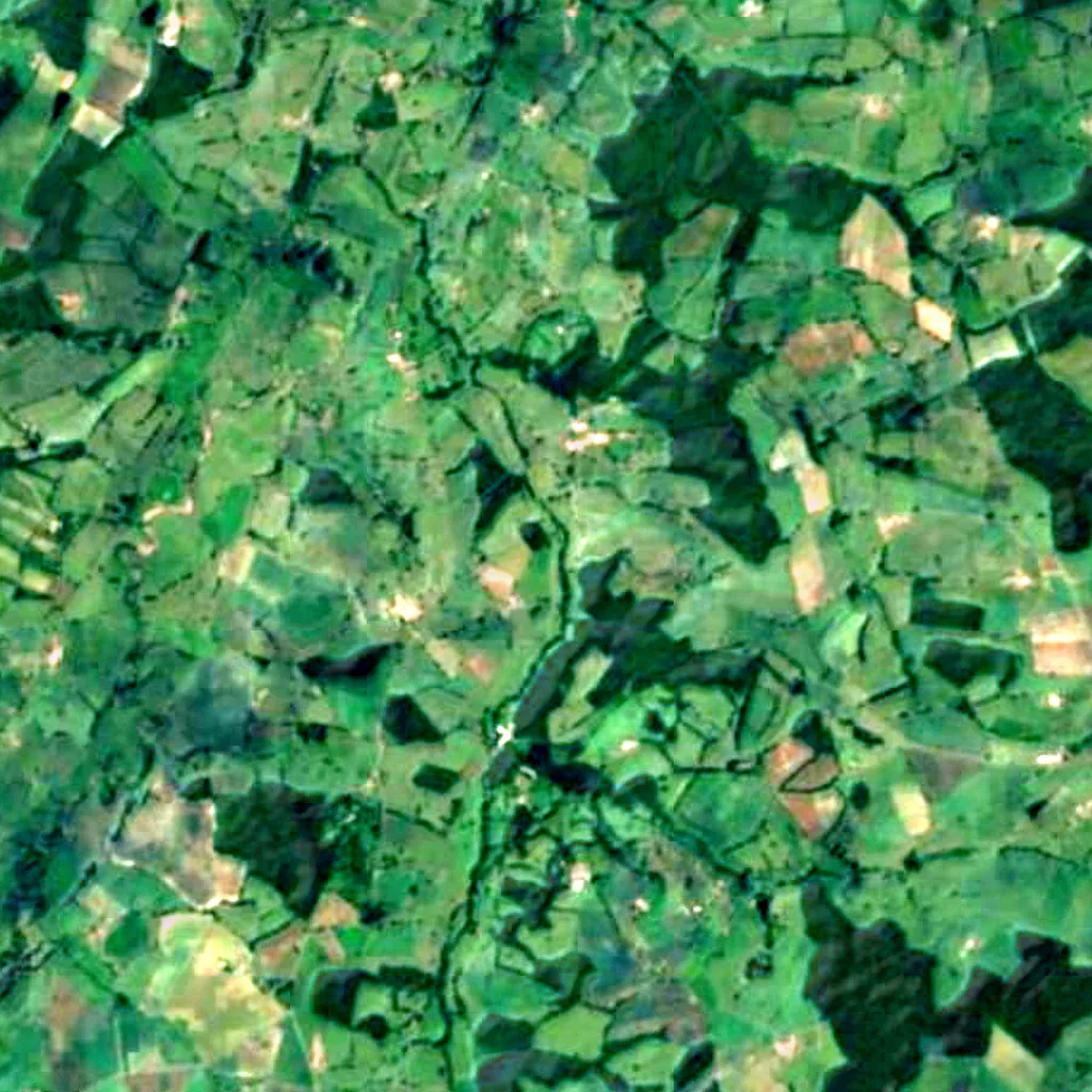 El suelo sobre Grotte des Fées (Sentinel-2)