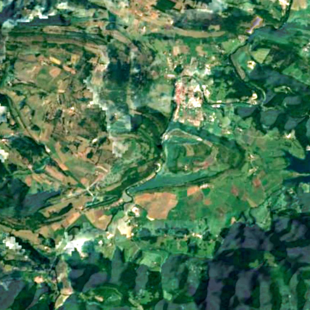 The ground above Grotte du Mas-d'Azil (Sentinel-2)