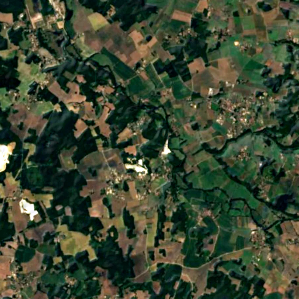 El suelo sobre Grotte du Visage (Sentinel-2)