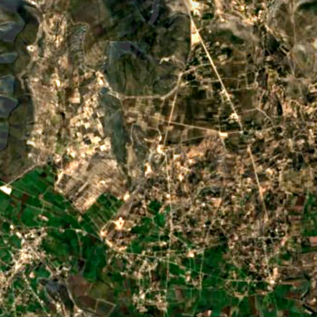 Der Boden über Grutas Xoxafi (Sentinel-2)