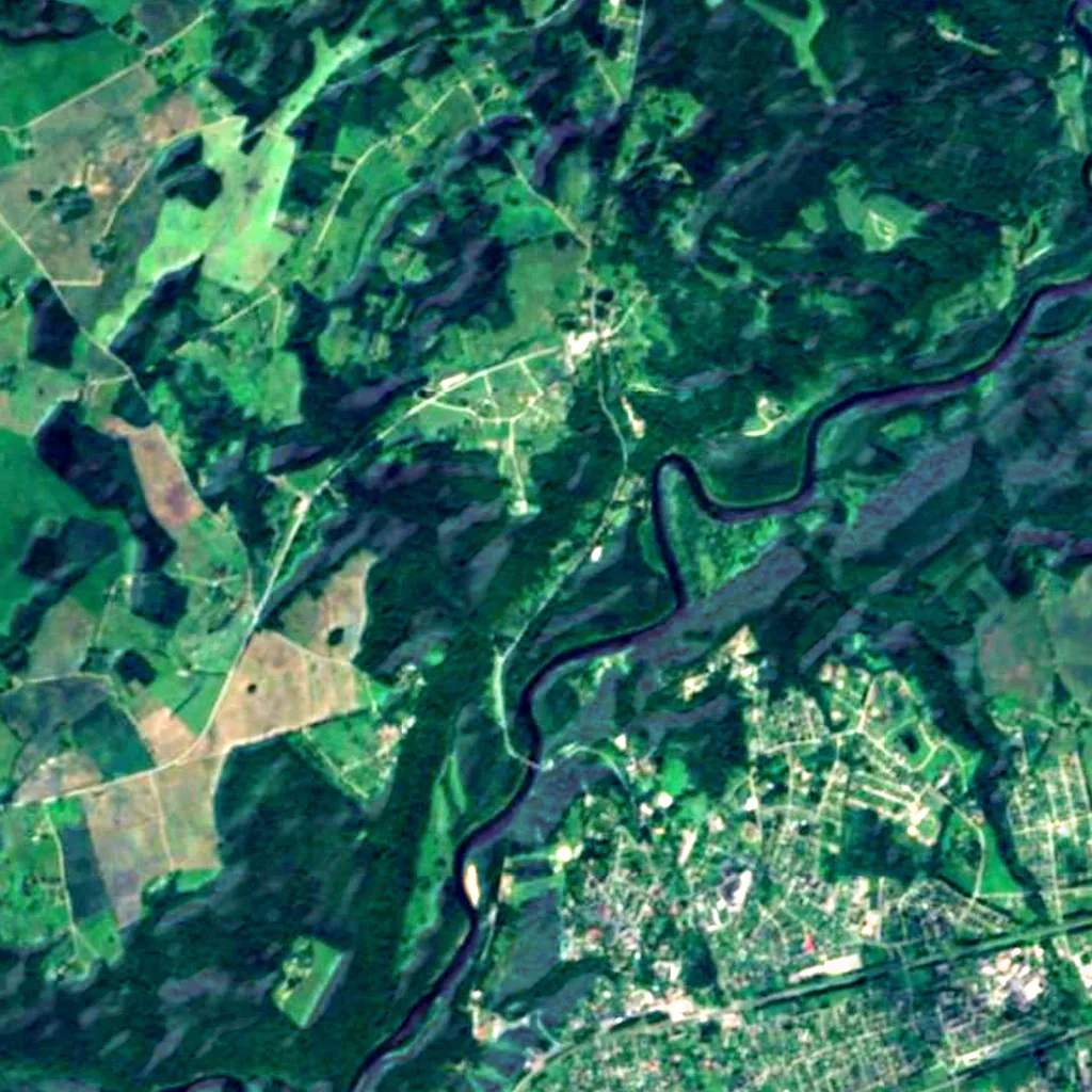 The ground above Gutmanis Cave (Sentinel-2)