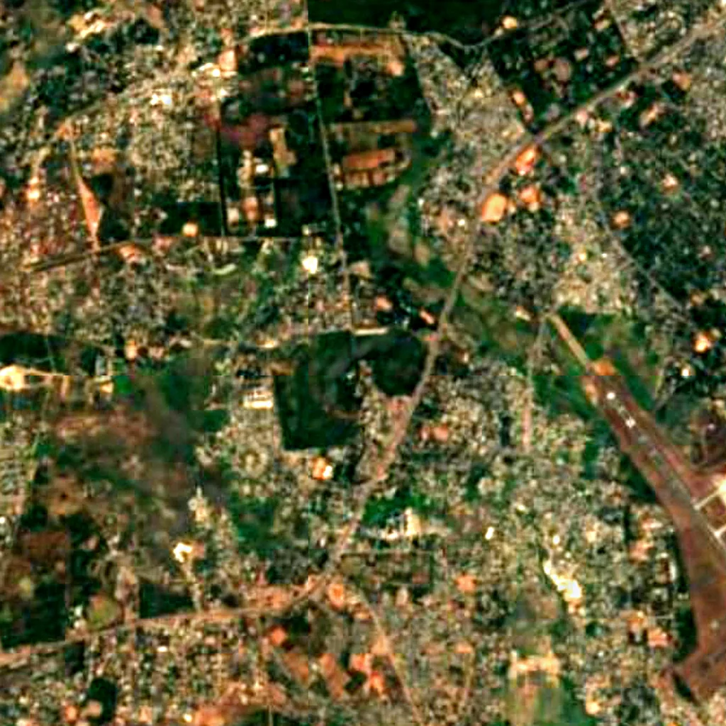 Der Boden über Hathigumpha-Inschrift (Sentinel-2)