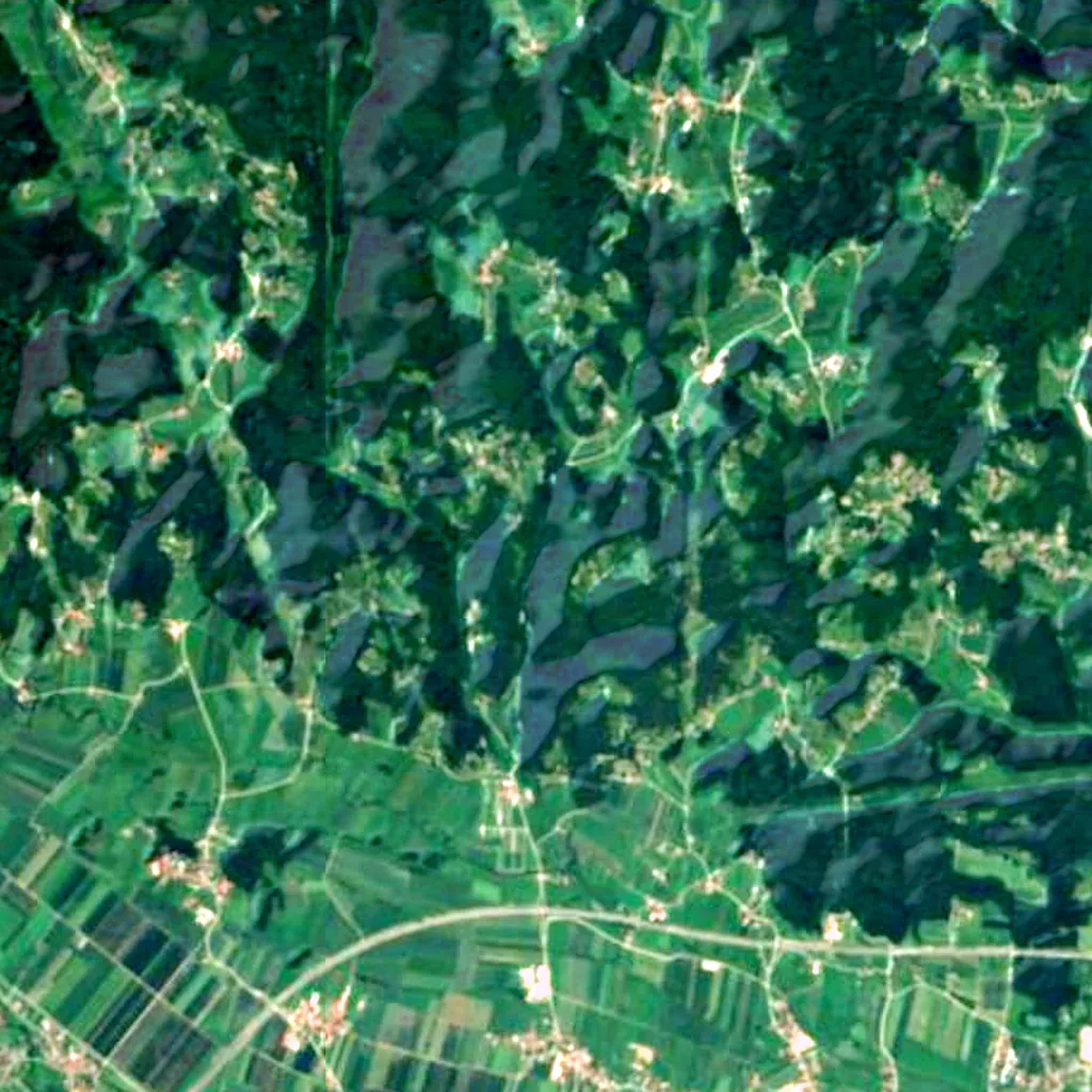 The ground above Hell Cave (Sentinel-2)