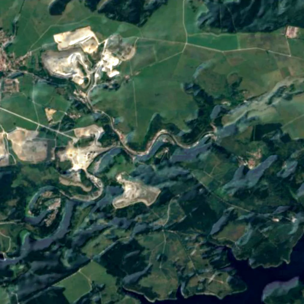 Il terreno sopra Hermann's Cave (Sentinel-2)