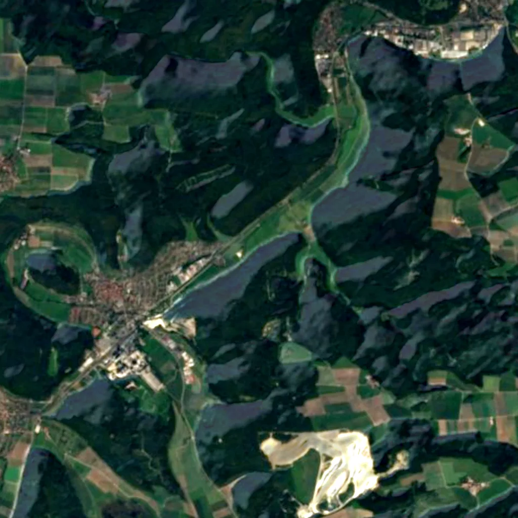 Der Boden über Hohle Fels (Sentinel-2)