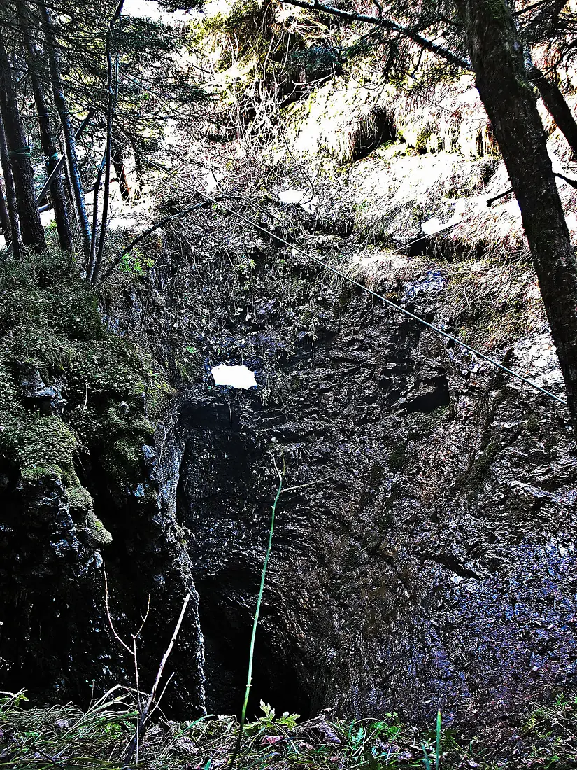 Hölloch Eingangsschacht