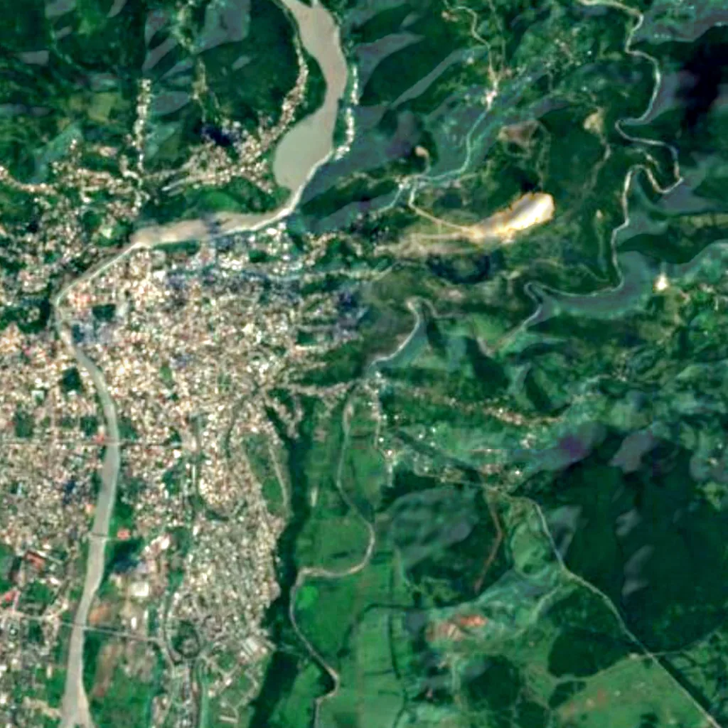 Il terreno sopra Iazoni Cave Natural Monument (Sentinel-2)