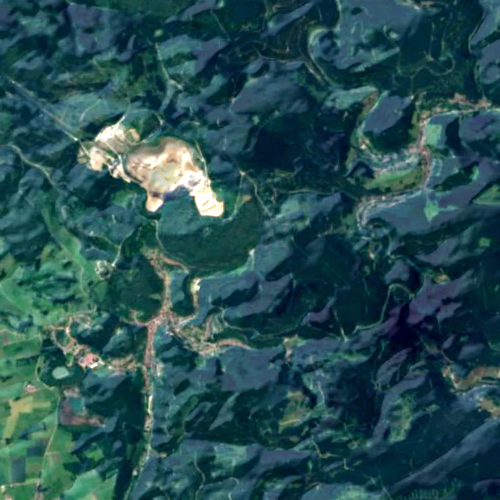El suelo sobre Iberg Dripstone Cave (Sentinel-2)