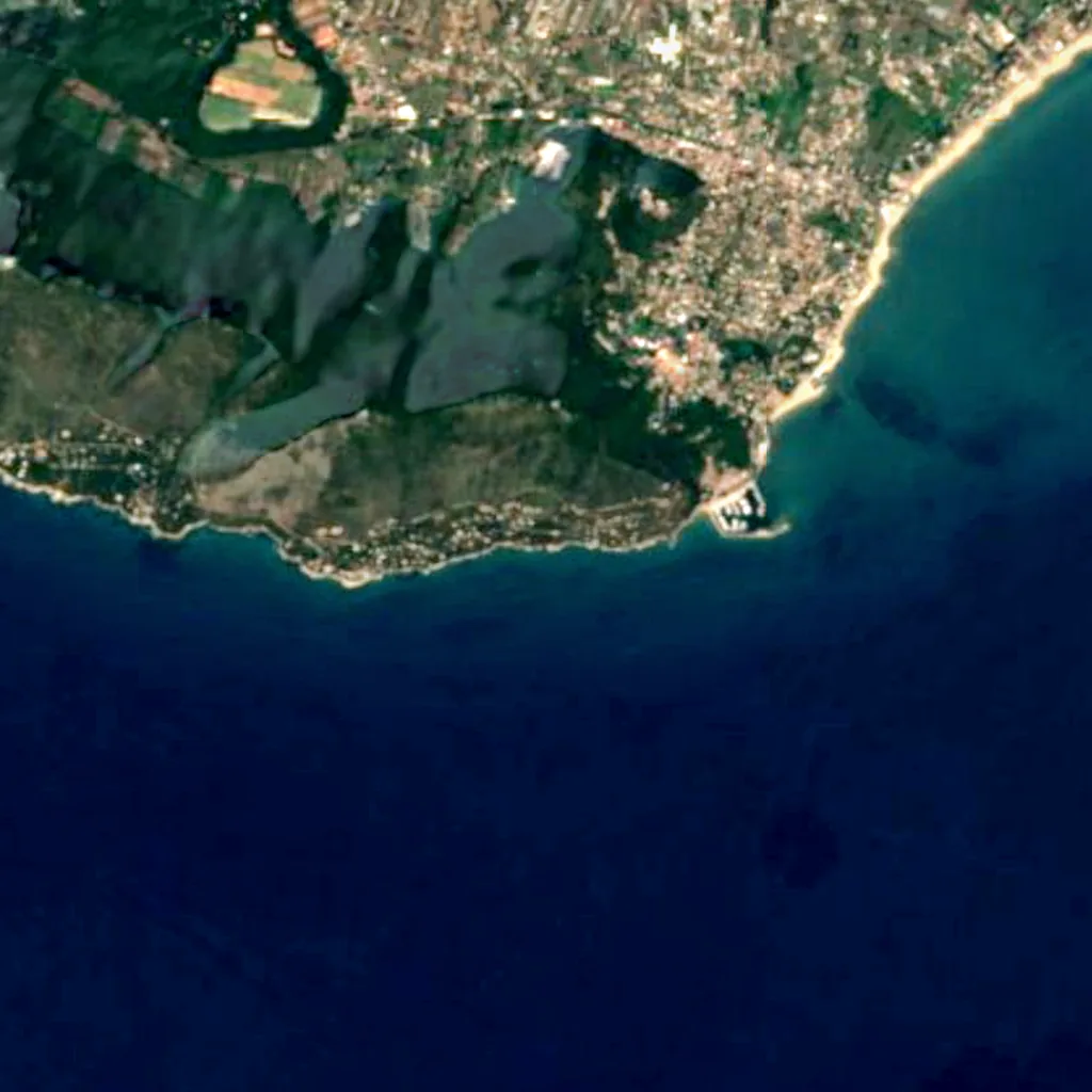 The ground above Impiso Cave (Sentinel-2)