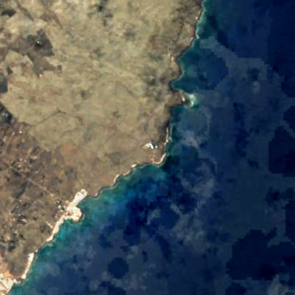 Il terreno sopra Jameos del Agua (Sentinel-2)