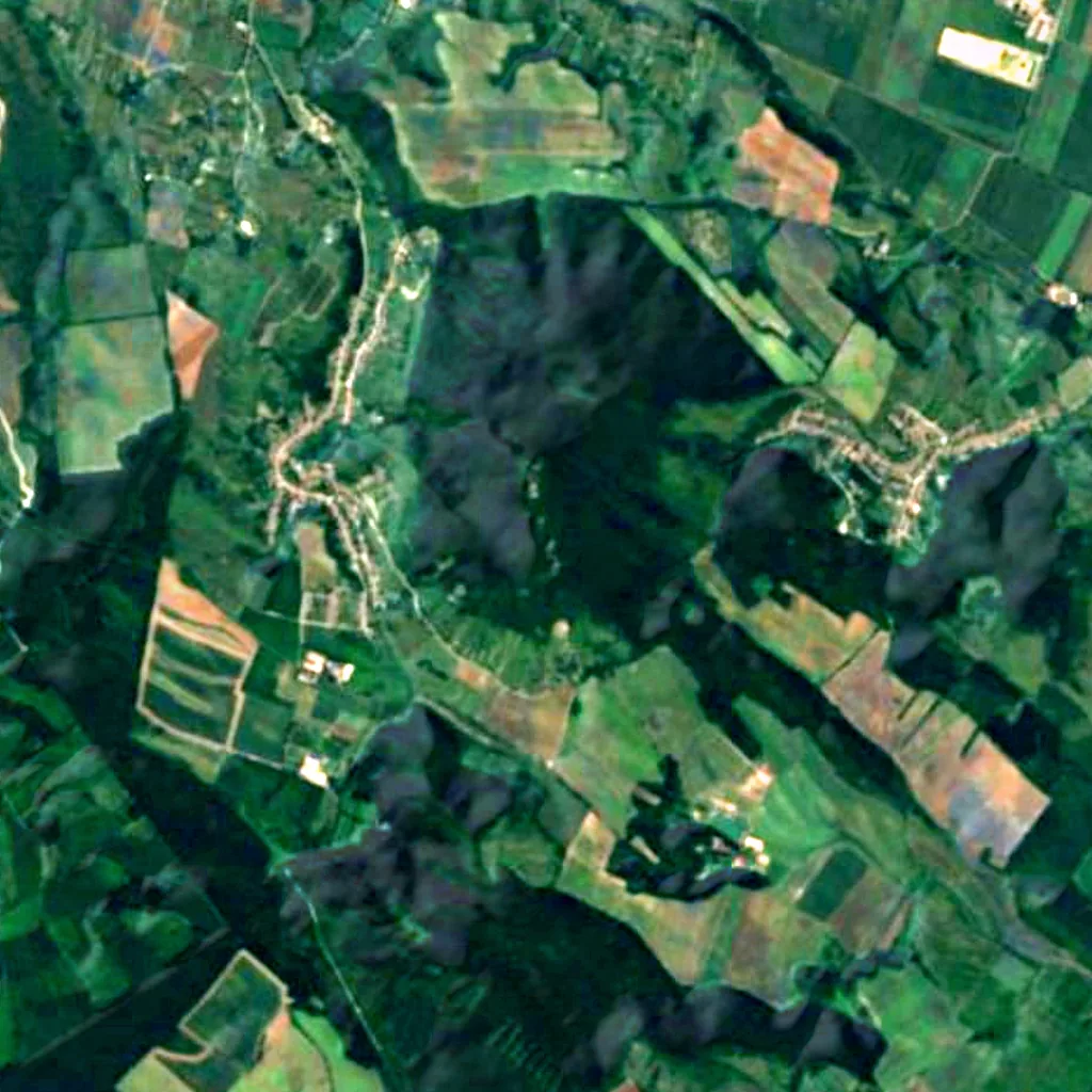 Der Boden über Jankovich-Höhle (Sentinel-2)