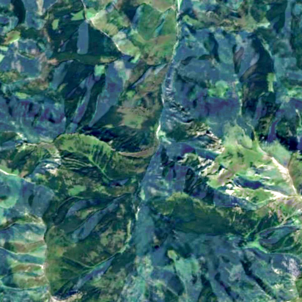 Der Boden über Jaskinia Mylna (Sentinel-2)