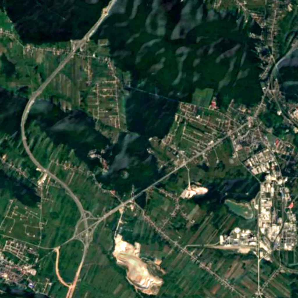 Le sol au-dessus de Jaskinia Raj (Sentinel-2)