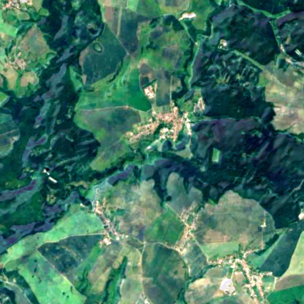 El suelo sobre Jeskyně Balcarka (Sentinel-2)