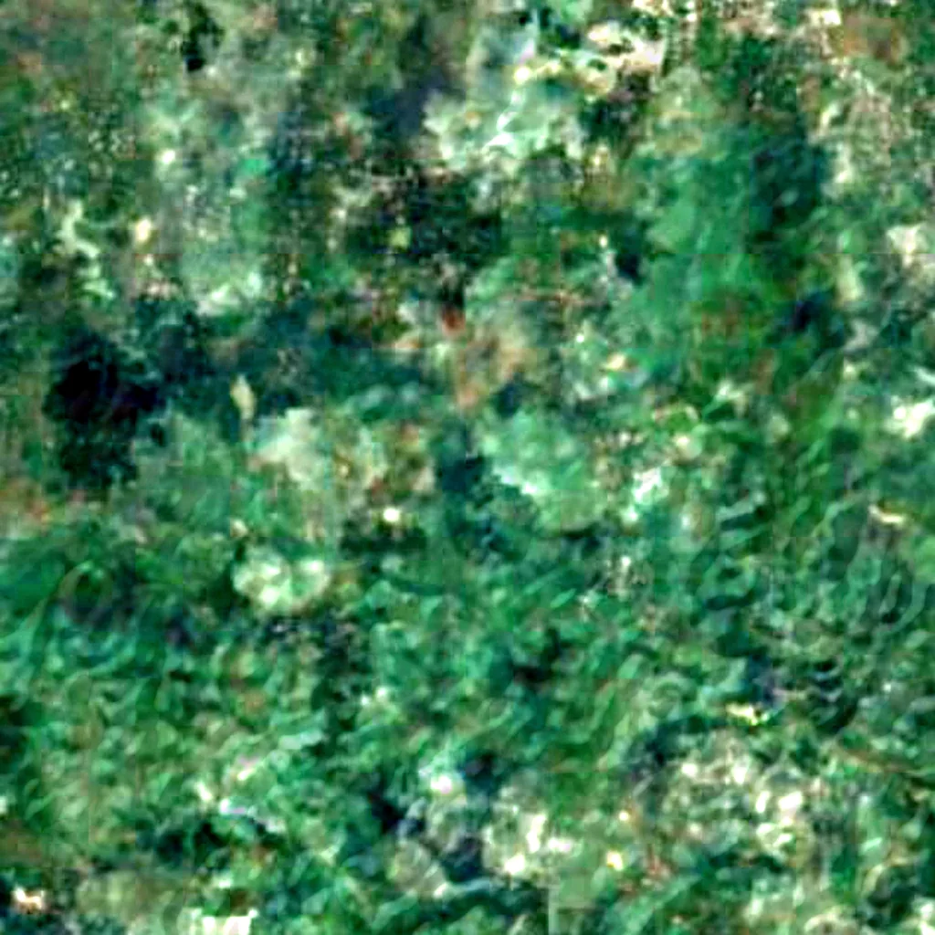 Le sol au-dessus de Jomblang Cave (Sentinel-2)