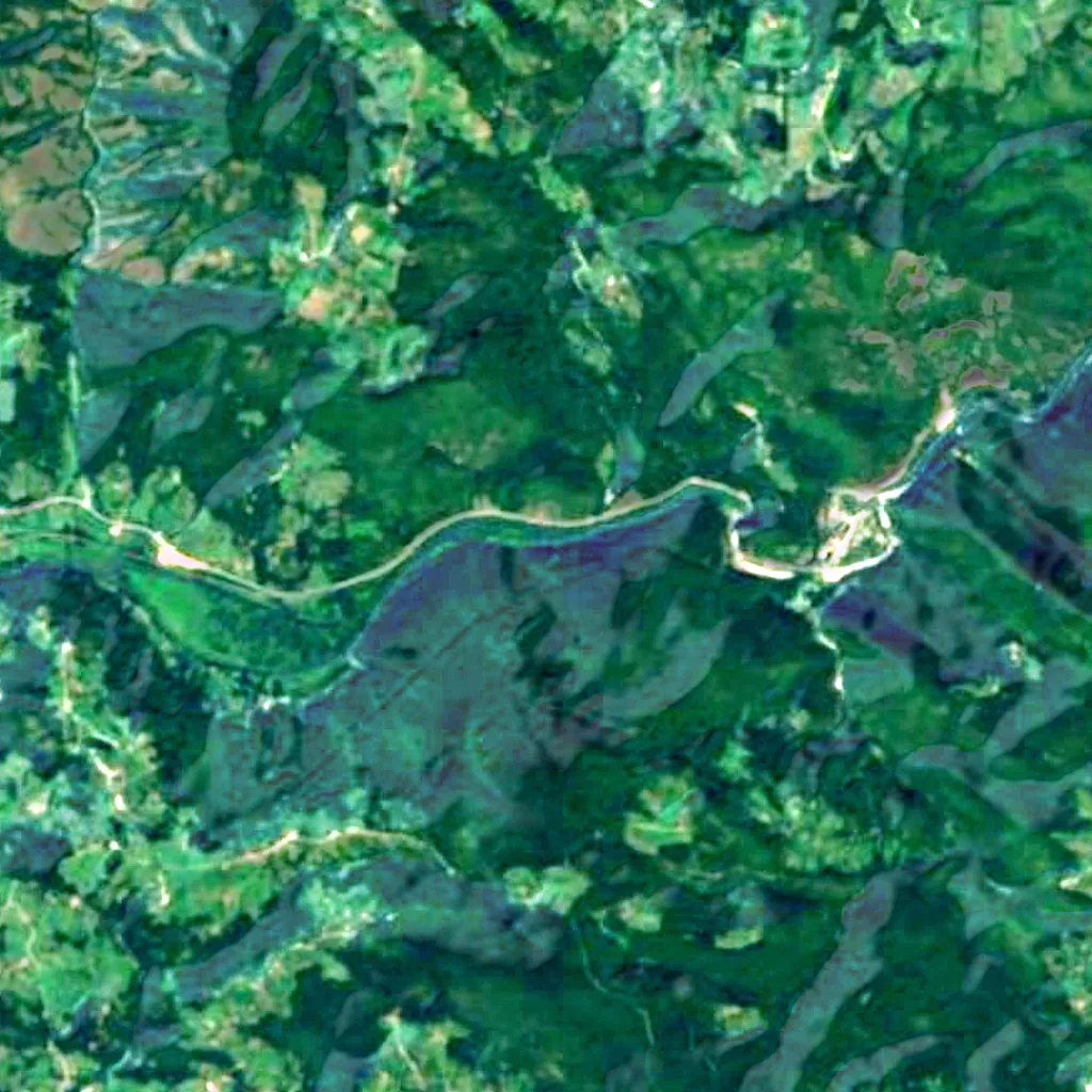 El suelo sobre Kađenica (Sentinel-2)