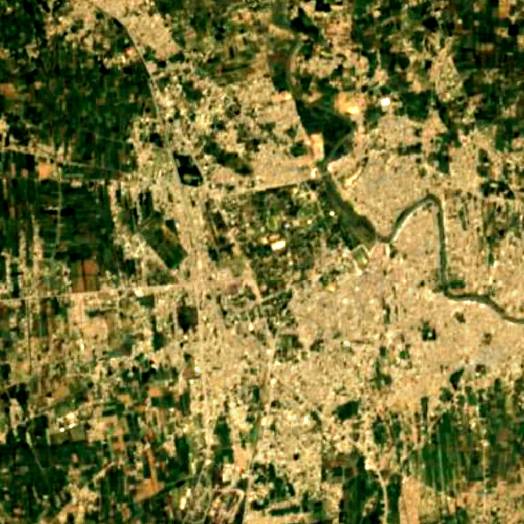 Il terreno sopra Kashmir Smast (Sentinel-2)