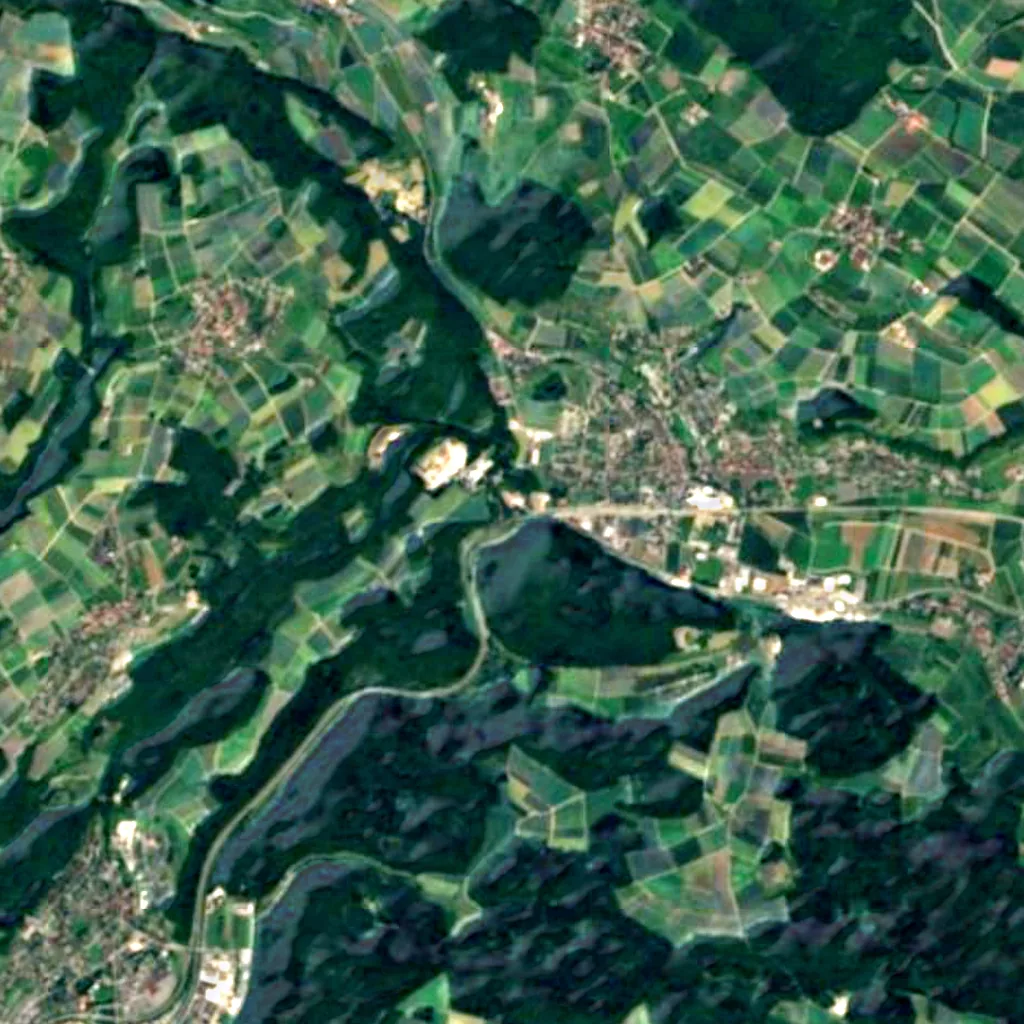 The ground above Kesslerloch (Sentinel-2)