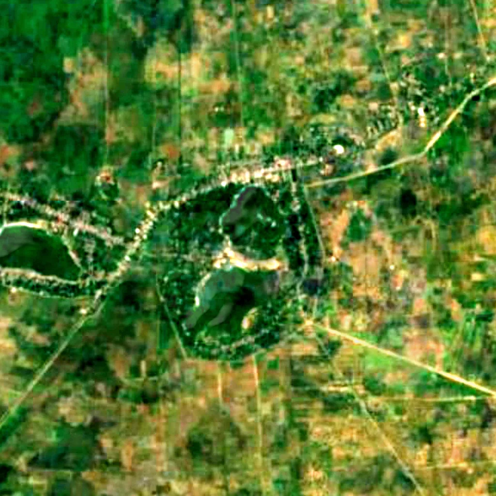 Le sol au-dessus de Grottes de Phnom Sampeau (Sentinel-2)