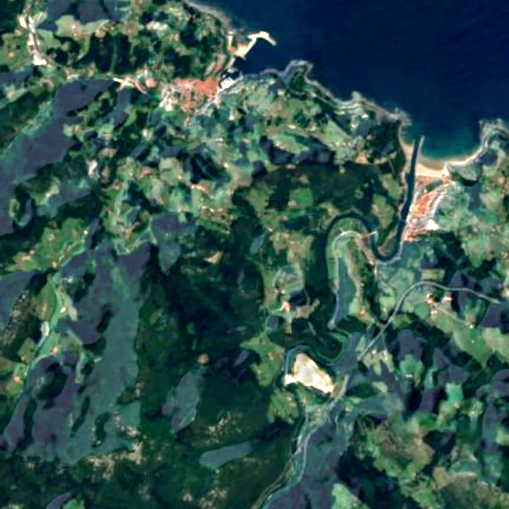Le sol au-dessus de Kiputz IX (Sentinel-2)