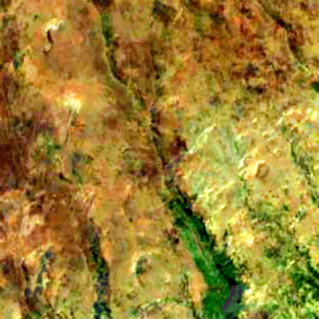 Der Boden über Kitum-Höhle (Sentinel-2)