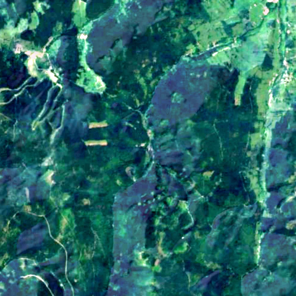 Der Boden über Jaskinia Niedźwiedzia (Sentinel-2)