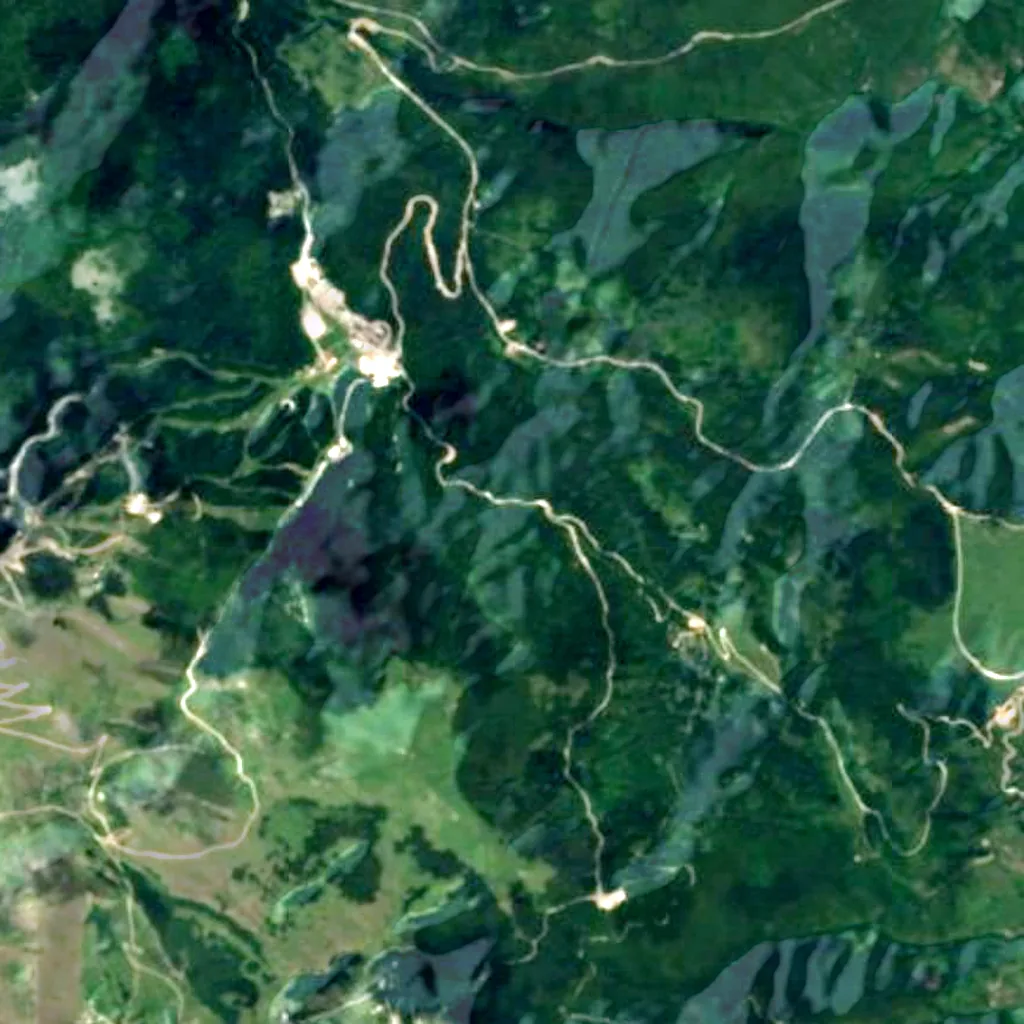 Der Boden über Klokočevica (Sentinel-2)