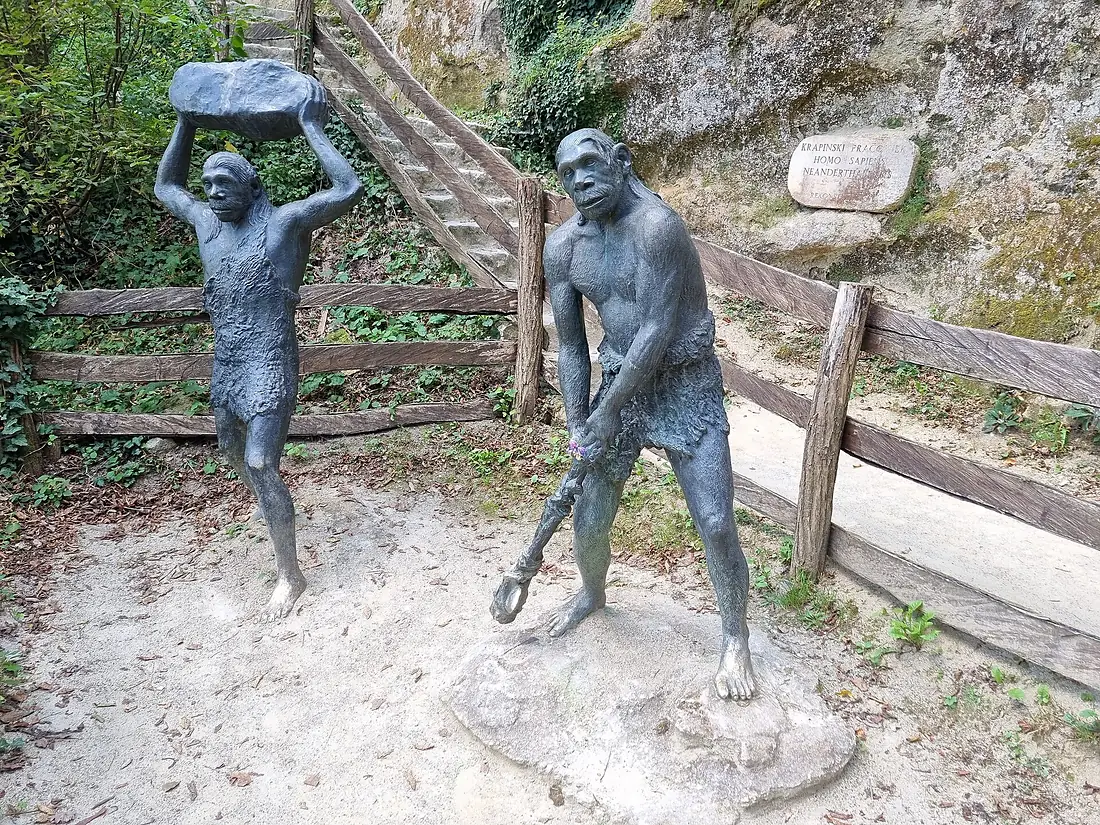 Krapina, rekonstrukcija pračovjeka