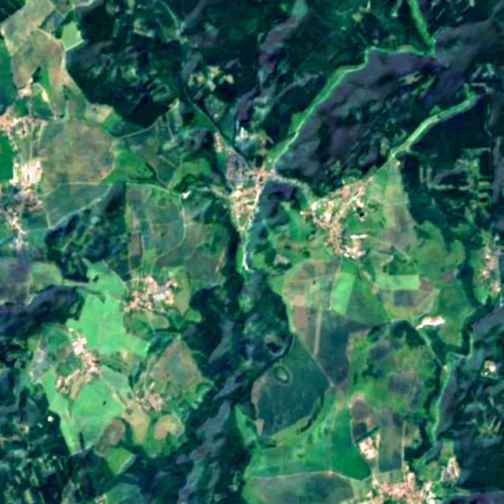 The ground above Kůlna Cave (Sentinel-2)