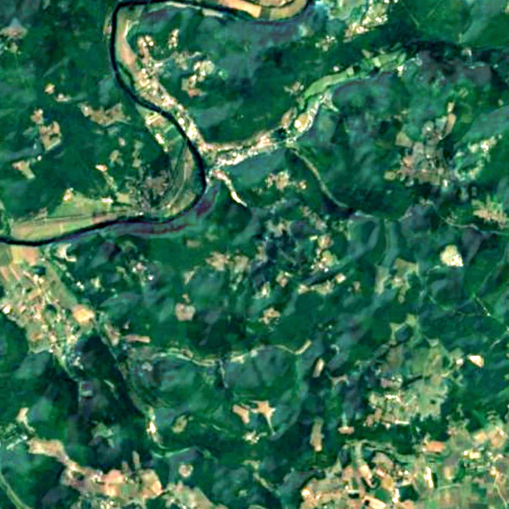 Der Boden über La Mouthe cave (Sentinel-2)