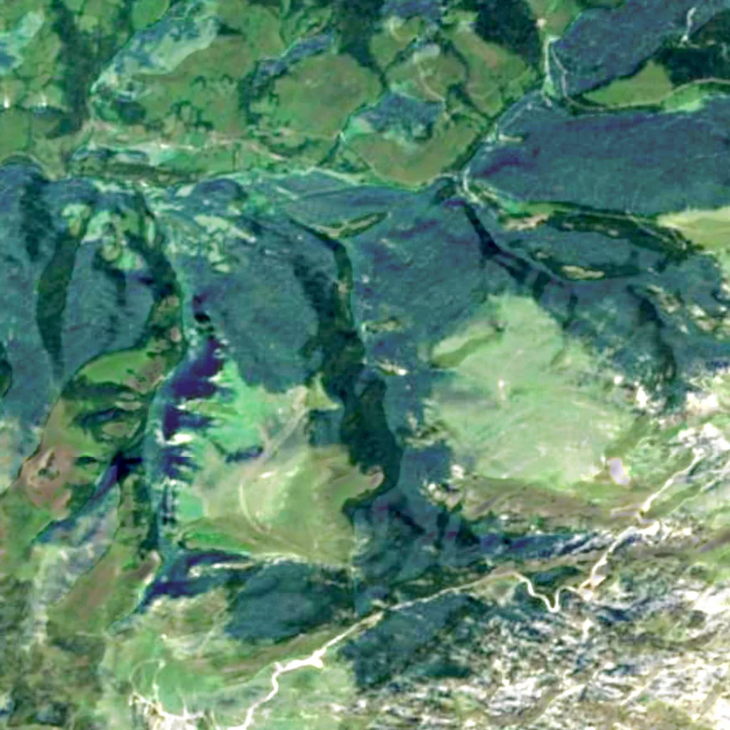 Il terreno sopra La Verna cave (Sentinel-2)