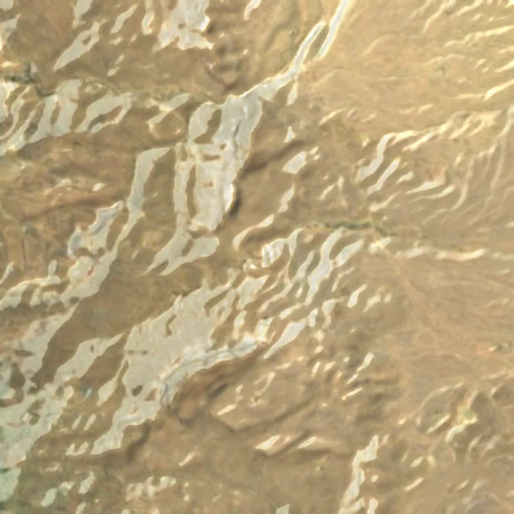 De grond boven Lahoot Lamakan (Sentinel-2)
