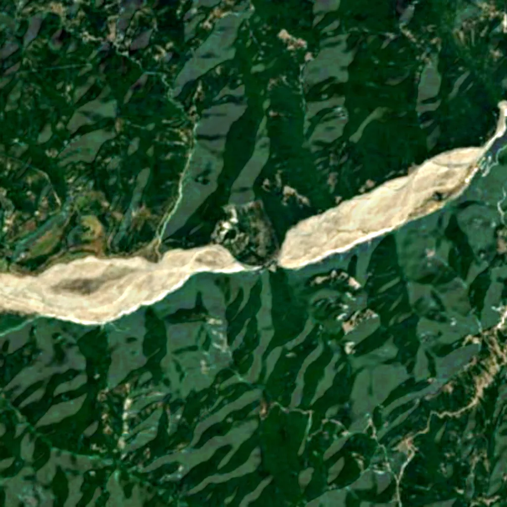 Le sol au-dessus de Lake Neuron (Sentinel-2)