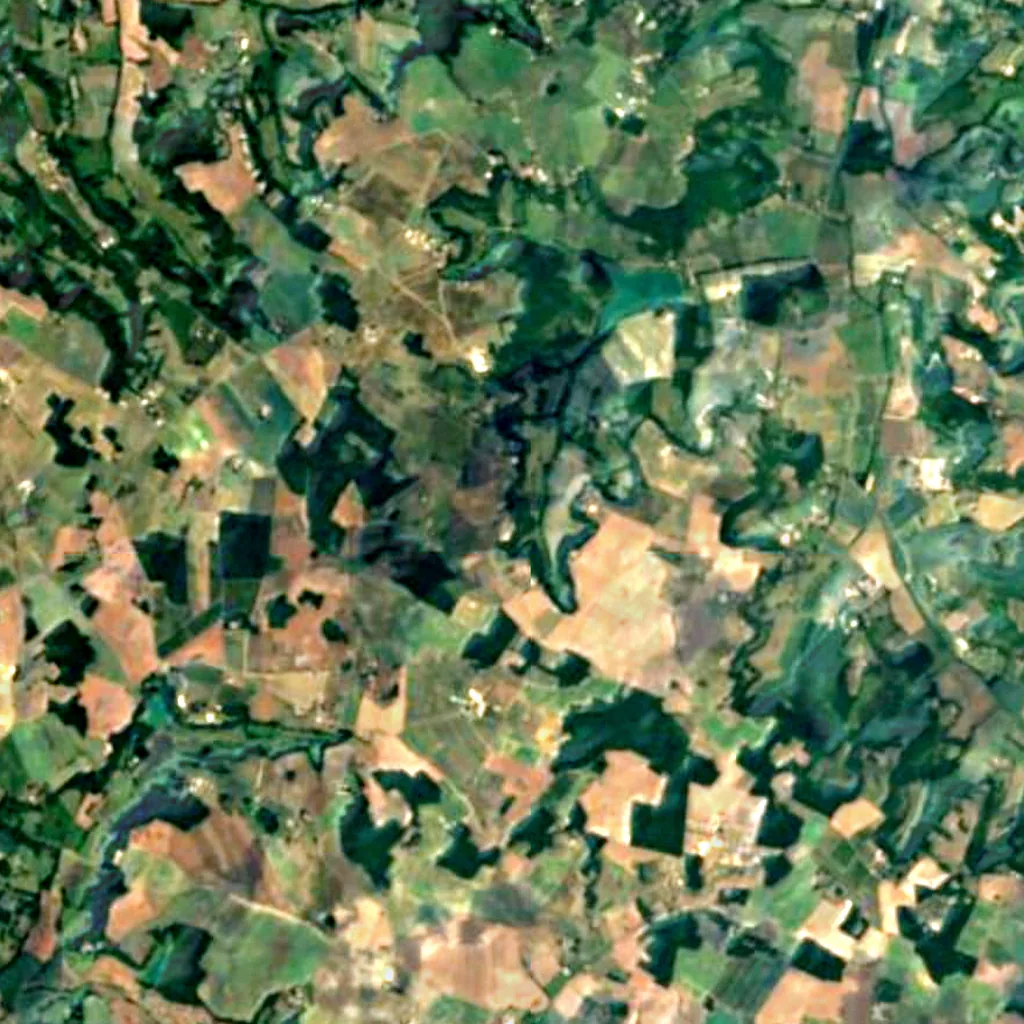 Der Boden über Lastournelle Cave (Sentinel-2)